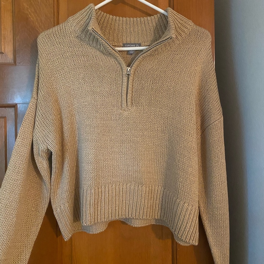 Boutique Half-Zip Sweater